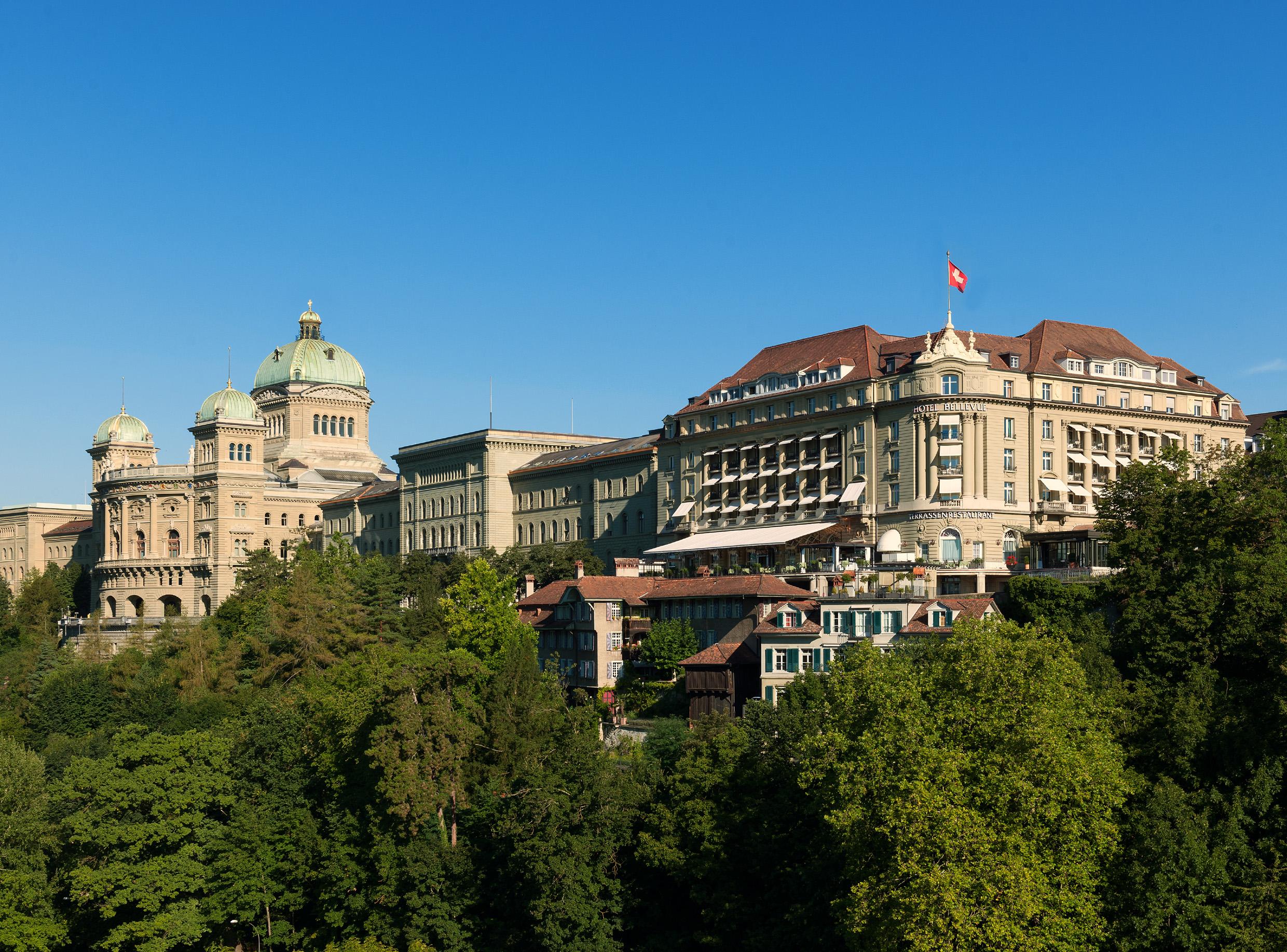 Hotel Bellevue Palace Bern Exteriör bild