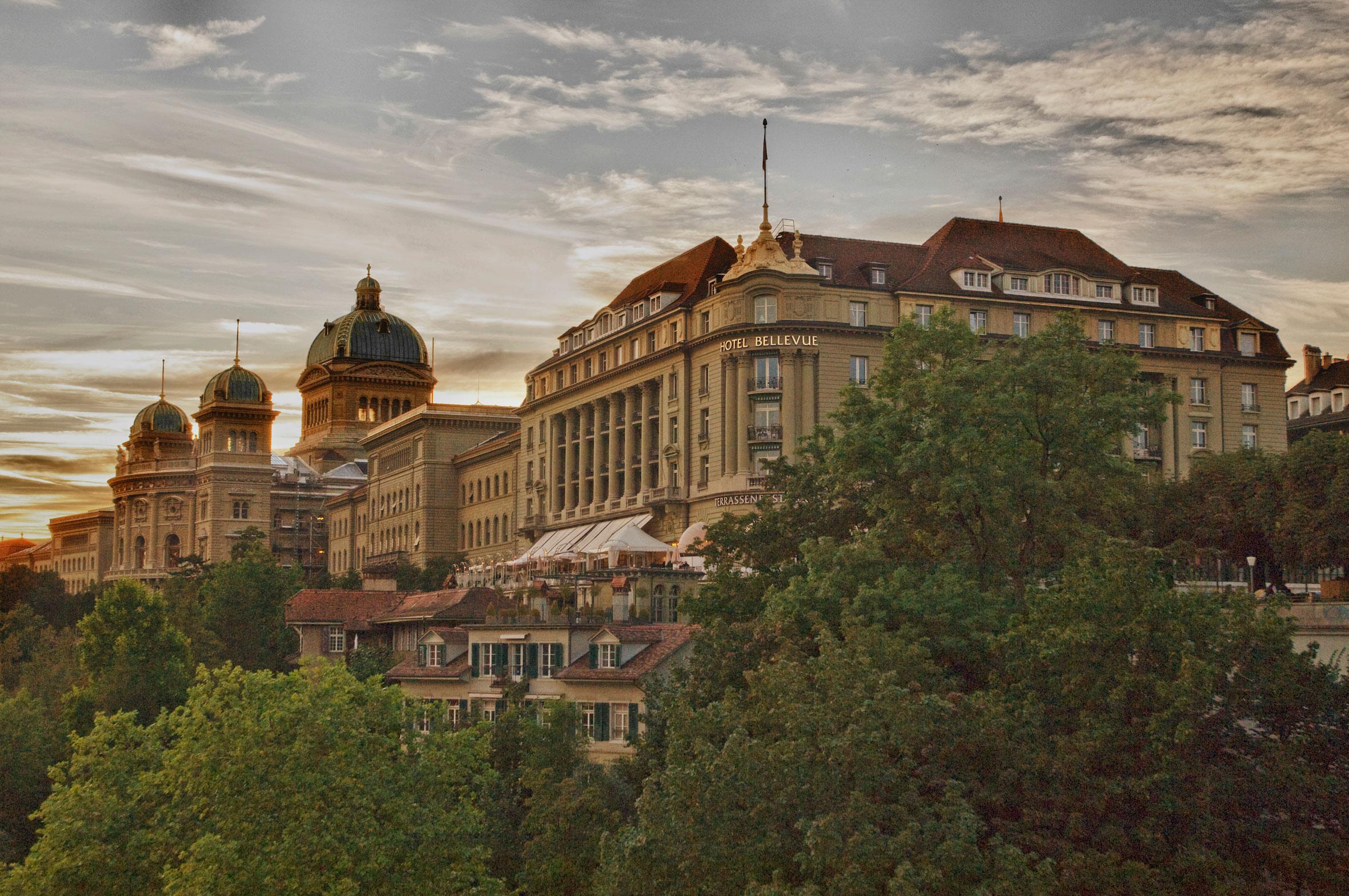 Hotel Bellevue Palace Bern Exteriör bild